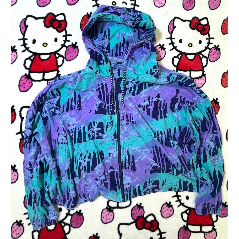 2000s indie skater‎ multicolor hoodie